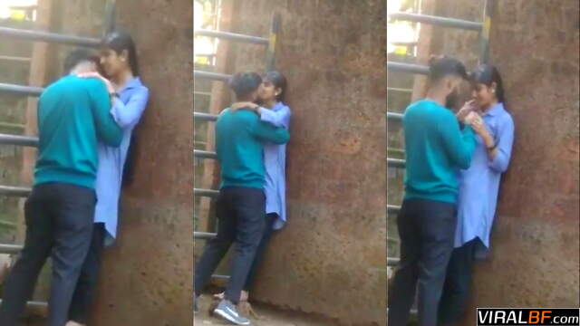 Horny Couple Enjoying Secret Outdoor Romance