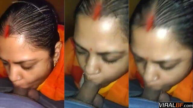 Real Desi Suman Bhabhi Gives Her Devar a Passionate Blowjob