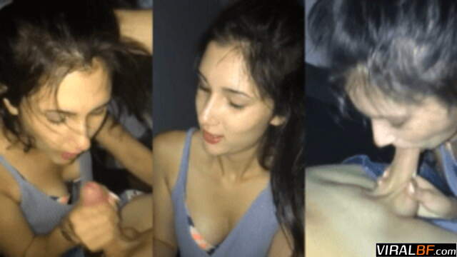 Sexy Indian girl gives a steamy blowjob and handjob to her guy