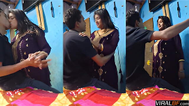 Slutty Sali’s Erotic Lap Kiss with Jija Viral MMS