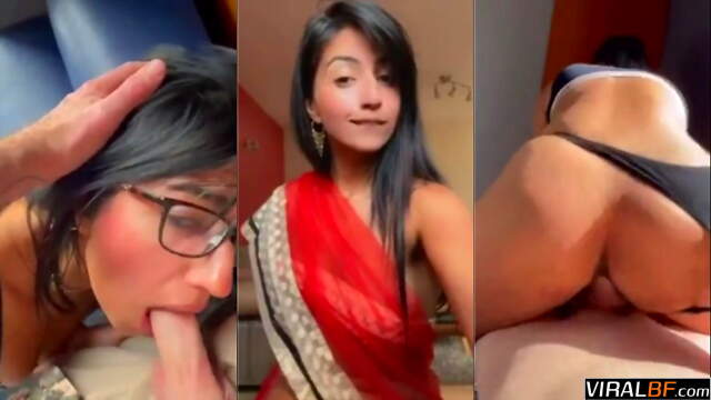 Stunning Desi College Girl In Saree Enjoying Deep Hardcore Action